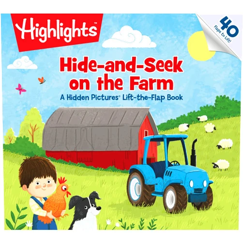 Highlights Hide-and-Seek on the Farm: A Hidden Pictures® Lift-the-Flap Book (Highlights™ Lift-the-Flap Books)