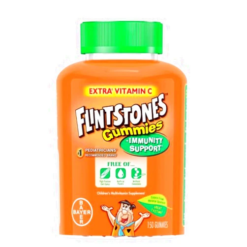 Flintstones Vitamins Flintstones Children's Multivitamin Plus Immunity Support Gummies 60 Count (Pack of 2)