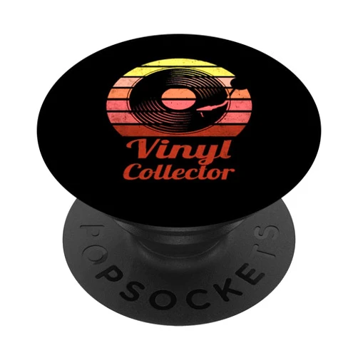 Never Forget Music LP turntable Nostalgia Retro Vinyl Collector Record Vintage Oldschool Player PopSockets Swappable PopGrip