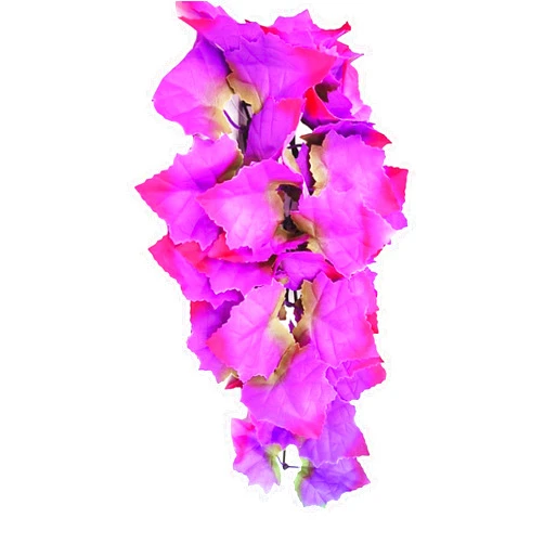 Gojiny Reptile Terrarium Aquarium Fish Tank Landscaping Simulation Rattan Color Hanging Leaves with Suction Cup for Aquarium Fish Tank Reptile Cage Decoration Rosy