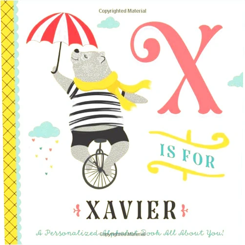 Li’l Llama Custom Kids Books X is for Xavier: A Personalized Alphabet Book All About You! (Personalized Children's Book)