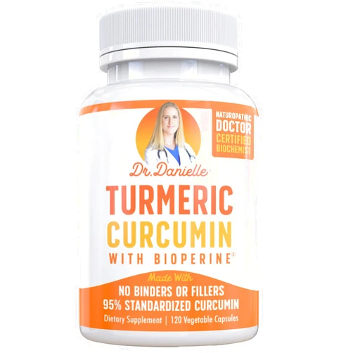 Doctor Danielle Turmeric Curcumin with BioPerine 1500mg. Highest Potency Available. Premium Organic Joint & Healthy Inflammatory Support. Organic, Vegan, Non-GMO, Gluten Free Capsules with Black Pepper Extract