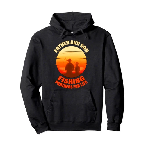 Fischer und Angelsport Shop Angler Father Son Fishing Dad Gift for Fishing Pullover Hoodie