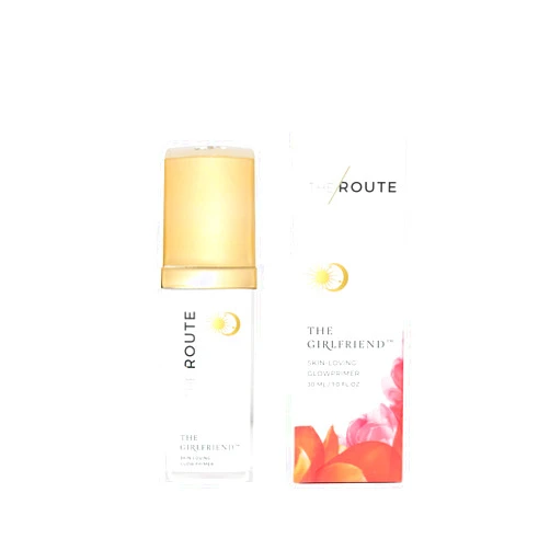 The Route Beauty THE GIRLFRIEND Skin-Loving Glow Primer: Comforts, Hydrates and Blurs (1.0 Fl Oz)