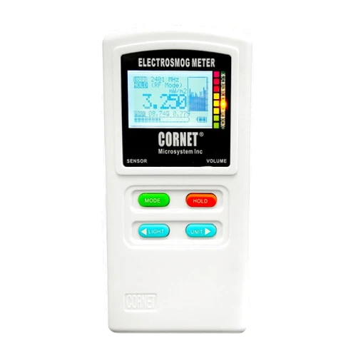 EMR Shielding Solutions EMRSS Cornet ED88TPlus 5G Latest Version Tri Mode Meter EMF/RF Detector/Acoustic and Low Frequency Gaussmeter and Electric Field Meter with Sound Signature and Datalogger