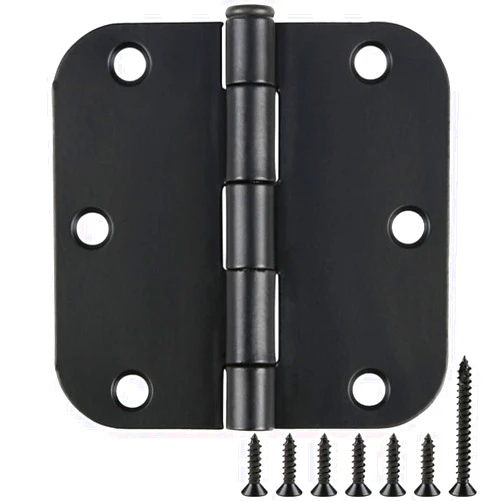 TDCHINGES Rounded Door Hinges 3-1/2
