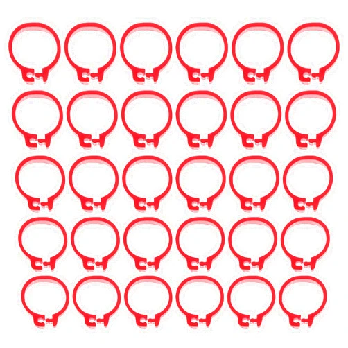 balacoo 100 pcs Pigeon Leg Bands Identification Rings Bird Foot Rings Pigeons Chickens Doves Parrots Poultry Practical Clip Rings Bird Identification