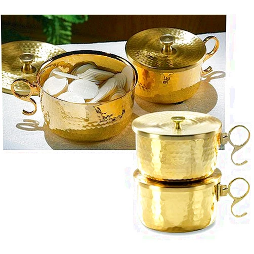 Autom 1000 Host Brass Stacking Ciborium with Lid