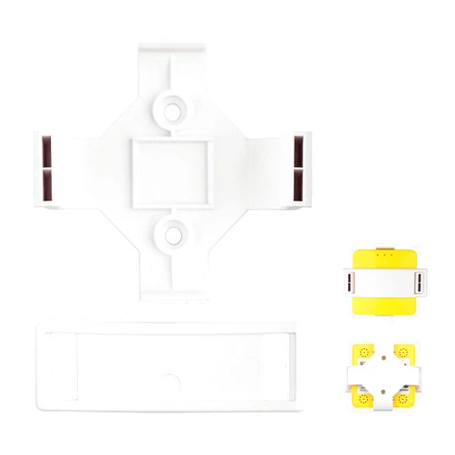 GL.iNet WiFi Router Holder Wall Mount with Screws, Compatible with GL-AR150, GL-AR150-Ext, GL-AR300M, GL-AR300M-Ext, GL-MT300N-V2 Mini Router, Networking Device Bracket, Easy to Install (White)