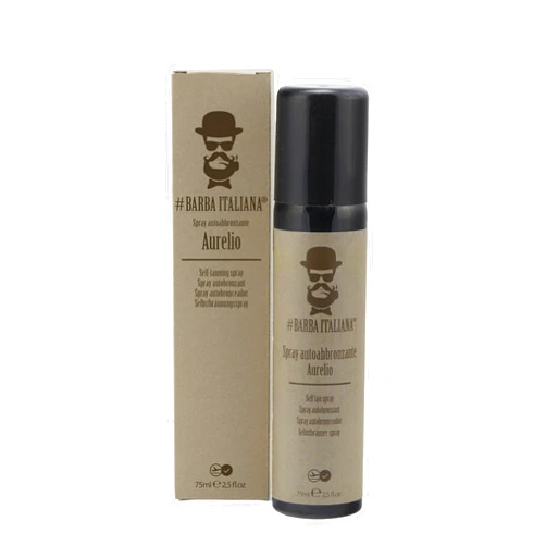 Barba Italiana Aurelio Self-Tanner Spray for Men 75ml/2.53flOz - Natural-Looking Tan Enhancement