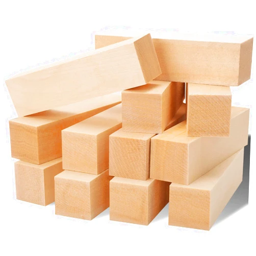 YIPLED 12 Pack Unfinished Basswood Carving Blocks Kit, Rectangular Wooden Blocks for DIY Carving, Crafting and Whittling for Adults Beginner and Experts(4 x 1 x 1 inch)