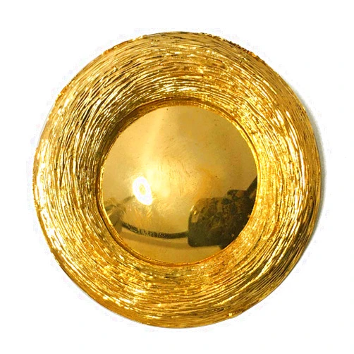 eJoyce Round Shaped Metal Fashion Belt Buckle, 2-1/2