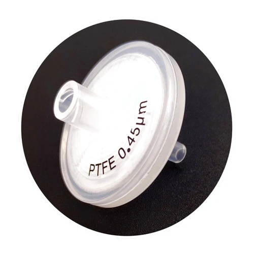 LABLPSAI PTFE Syringe Filter 25mm Diameter 0.45μm Pore Size, Hydrophobic, 100Pcs