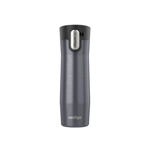 Contigo AUTOSEAL West Loop Vacuum-Insulated Stainless Steel Travel Mug with Easy-Clean Lid, 20 oz, Sake