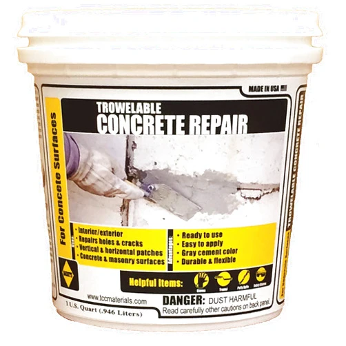 Sakrete Concrete Repair, Tub, 1 qt., Gray, 40 ft.