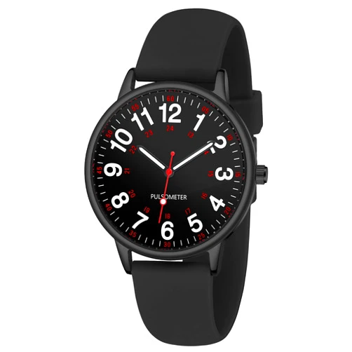 TWOPTION Waterproof Nurse Watch for Medical Professionals,Doctors Nursing Women Men,12/24 Hour Military Time,Analog Watch with Second Hand Nursing Luminouse Easy Read Dial Nurse Watches for Women