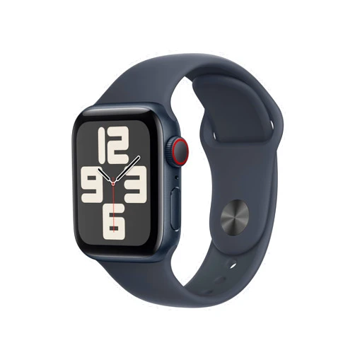 Apple Watch SE (2nd Gen) [GPS + Cellular 40mm] Smartwatch with Midnight Aluminium Case with Midnight Sport Band S/M. Fitness and Sleep Trackers, Crash Detection, Heart Rate Monitor, Retina Display