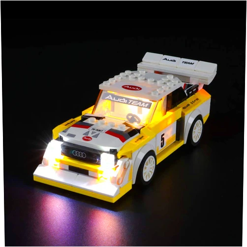 LIGHTAILING Light Set for (Speed Champions 1985 Audi Sport Quattro S1) Building Blocks Model - Led Light kit Compatible with Lego 76897(NOT Included The Model)