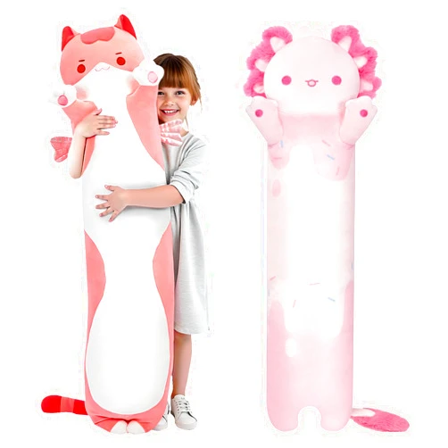 Mewaii Kids Body Pillows Axolotl Cat