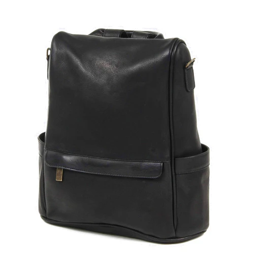 Claire Chase Women's Backpack Tote, Black, Small