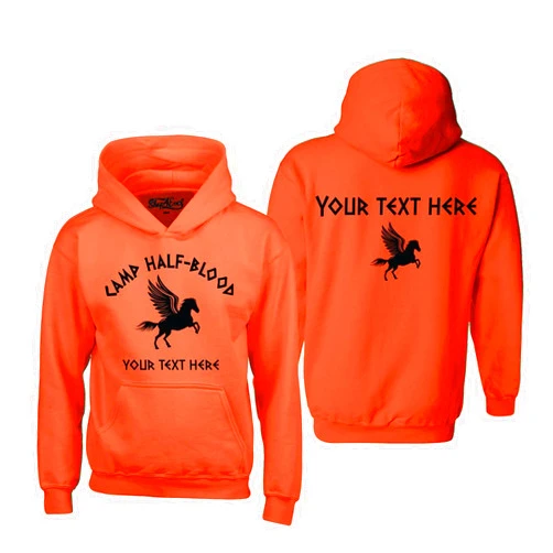 shop4ever Camp Half Blood Hoodie Demigod Hooded Sweatshirt
