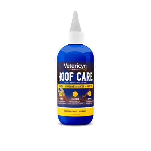 Vetericyn Equine Hoof Care for Sole and Frog Damage Caused by Thrush, White Line Separation, and Seedy Toe – 8 Ounces