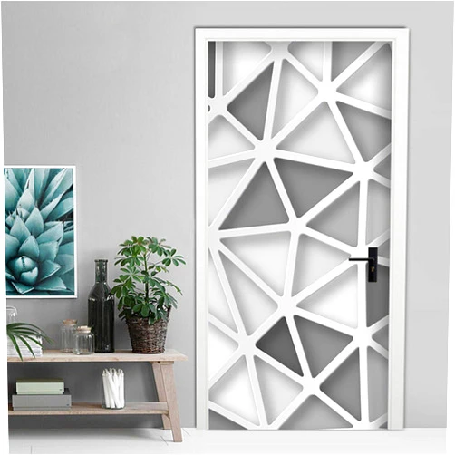 ChezMax Door Stickers Decals 3D Door Murals Peel and Stick, Removable Decorative Vinyl Wallpaper Waterproof Self Adhesive Wall Covers Poster for Home Office Decoration Vivid Palace