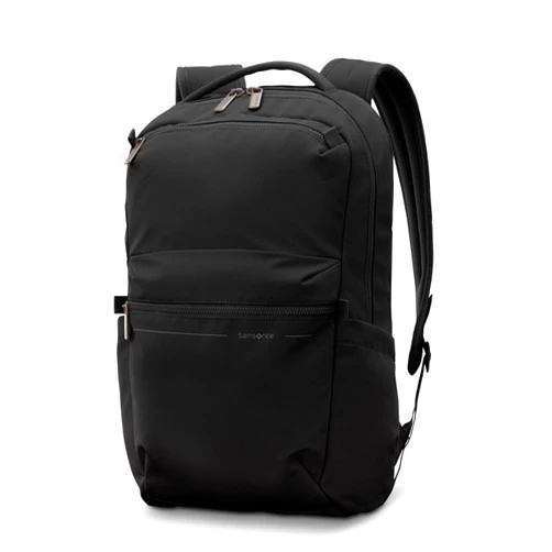 Samsonite Better Than Basic Backpack - Effortless Organization With Dedicated Laptop Compartment, Quick Stash Front Pockets, StackIt™ Strap, and Lightweight Breathable Airmesh - Black