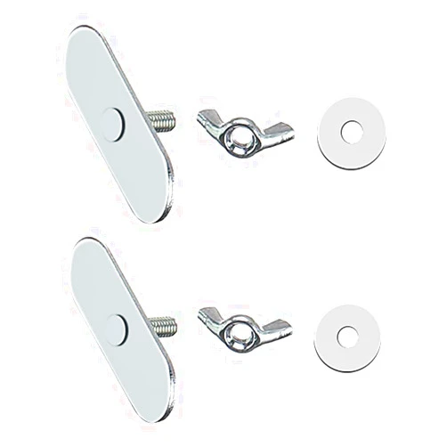 gulrear 2 pcs 304 Stainless Steel Butterfly Nuts with Wing Bolt Sets protable AC Window kit