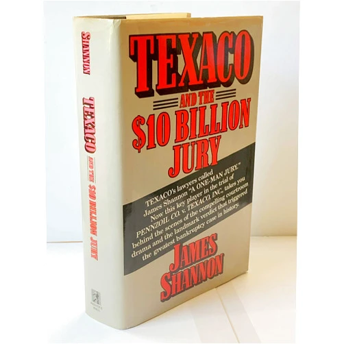By James Shannon (Author) Texaco and the $10 Billion Jury (The Prentice Hall Corporate Library)