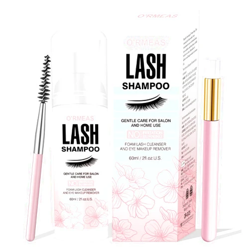 Smarxin Lash Shampoo for Eyelash Extension Removal, 50ml - Gentle, Natural Formula, Nourishing, Foaming Cleansing, Paraben & Sulfate Free
