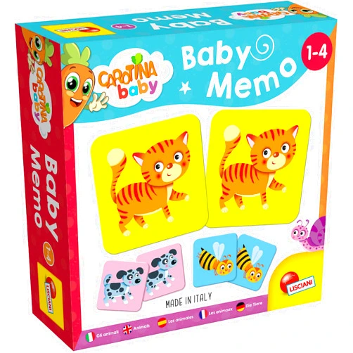 Liscianigiochi Lisciani Carotina Baby Memory Game, Animals - 80045