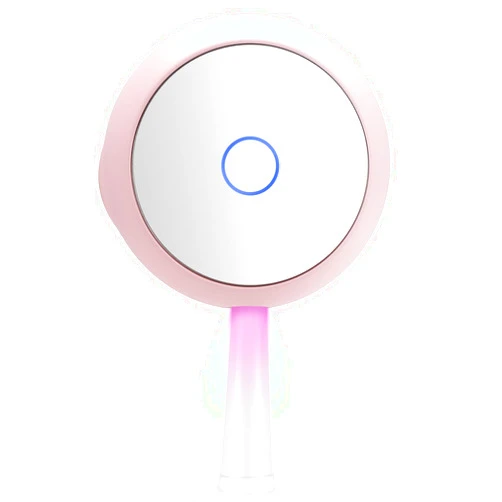 YourMate UVC Toothbrush Sanitizer Toothbrush Covers Rechargeable Travel Toothbrush Sterilizer Case with Magnetic Holder for Houshold and Traveling Pink