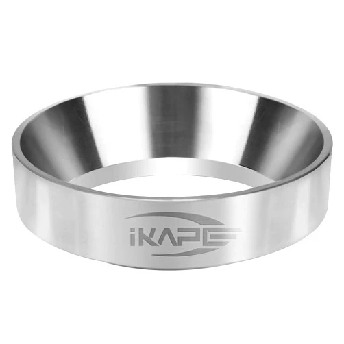IKAPE Coffee Products, 51mm Espresso Dosing Funnel, Stainless Steel Coffee Dosing Ring Compatible with All 51mm Espresso Portafilter, Including Delonghi EC0680, EC0685 Bottomless Portafilter