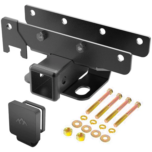 ZWanPing 2 Inch Rear Bumper Tow Trailer Hitch Receiver Kit Compatible for 2018-2024 Jeep Wrangler Accessories JL/JLU A