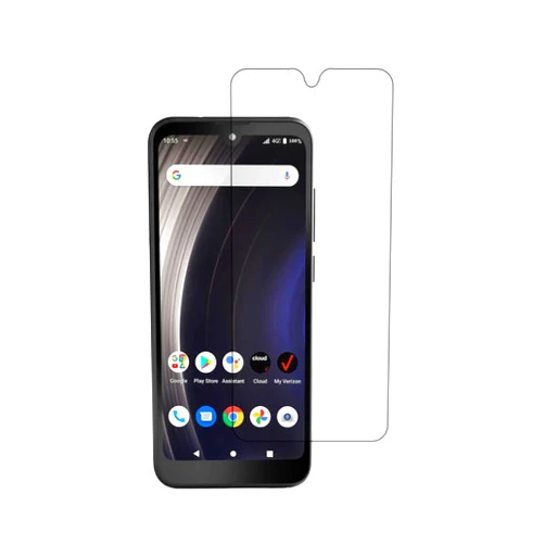 UPONEW Black Glass Screen Protector for Orbic Joy 4G - [2 Pack] Black Bubble Free HD Tempered Glass Screen Protector for Orbic Joy 4G
