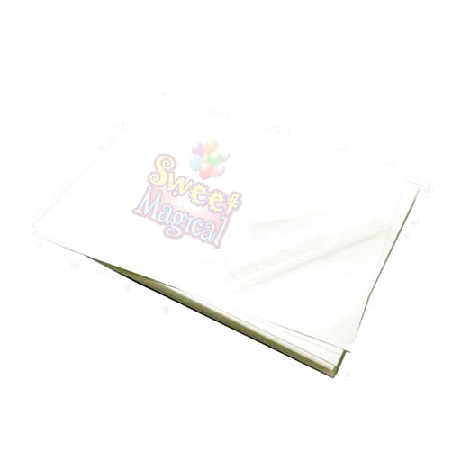 SWEET AND MAGICAL Chocolate Transfer Sheets (blank) - Pack of 25 Transfer Sheets (8.5