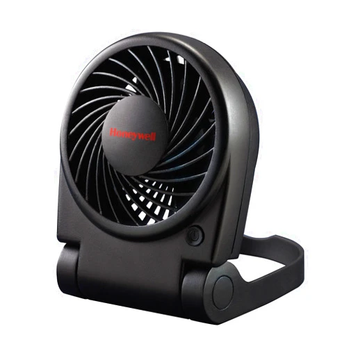 Honeywell HTF090B Turbo on the Go Personal Fan, Black – Small, Portable Fan