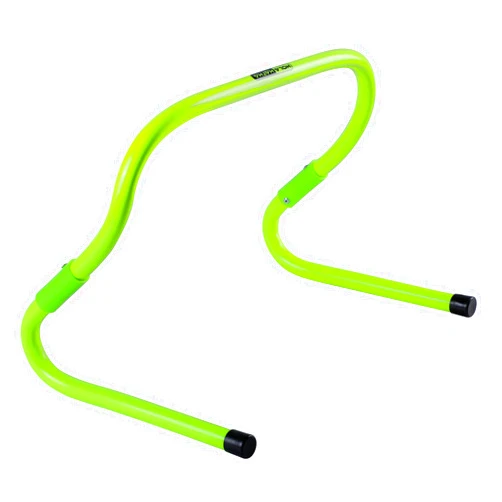 HolaHatha Football and Soccer Training Sports Equipment Speed Agility Hurdle 8 to 11.8 Inch Height Adjustable, Easy Storage, Bright Green