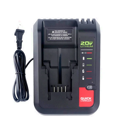 Lasica 20V Max Charger Compatible with Black & Decker 20V Battery and Compatible with Porter-Cable 20V Battery LBXR20 LBXR2020 PCC681L PCC685L PCC692L BDCAC202B 20-Volt Power Tool Battery Charger