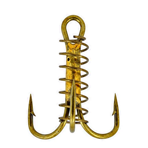 South Bend Bronze Dough Bait Treble Hooks | Strong, Durable, Gold Bait Hooks