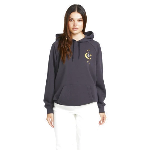 Volcom Women's Truly Stoked Ovesized Bf Hooded Fleece Sweatshirt