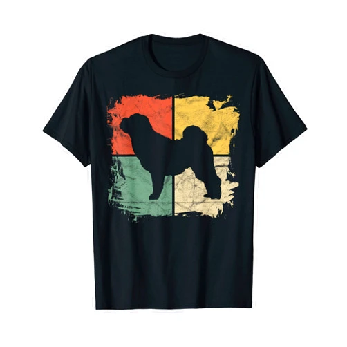 Vintage Shar-Pei Owner Gifts Clothes Square Retro Shar-Pei Owner Gift Dog Sharpei Dad Pet Mom T-Shirt