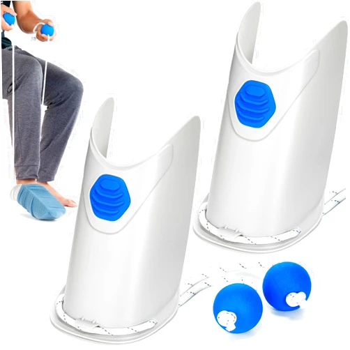 DOTCUTY Sock Aid - 2 Pack Socks Helper with Adjustable Cords, Easy on Sock Aid Tool with Ergonomic Soft Foam Round Handles for Elderly, Disabled, Pregnant, Diabetics-Sock Helper Aide Tool