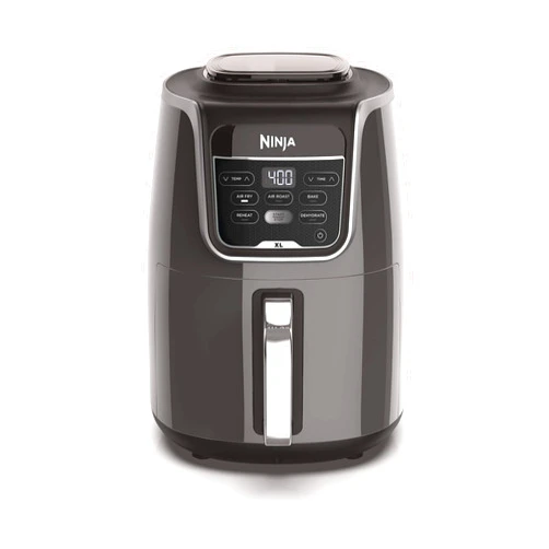 Ninja Air Fryer XL, 5.5 Qt. Capacity that can Air Fry, Air Roast, Bake, Reheat & Dehydrate, with Dishwasher Safe, Nonstick Basket & Crisper Plate and a Chef-Inspired Recipe Guide, Grey, AF150AMZ