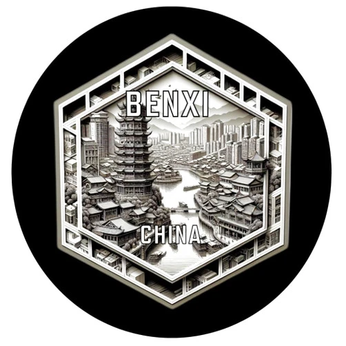 R and R Imports Benxi China Travel Destination Travel Destination Souvenir Coaster Paper 4 Pack