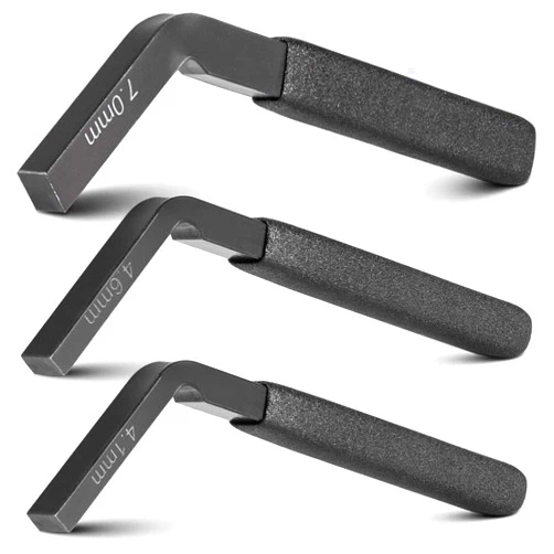 YIYUANYI 3PCS Engine Brake Adjustment Tool Kit Compatible with Cummins ISX & Detroit DD15 DD16, Jake Brake Lash Feeler Gauge 7mm 4.6mm 4.1mm