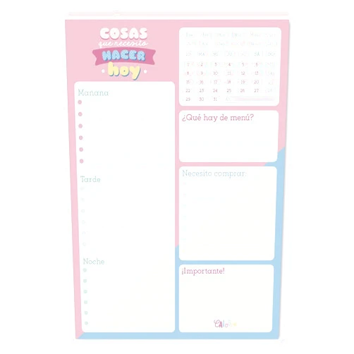 Grupo Erik Official Carouge Spanish Weekly Planner A5 - Desk Calendar - Family Calendar - 54 Tear Off Pages - Desk Planner - Desk Planner 2022 - Spanish Gifts