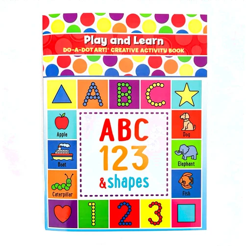 Do.A.Dot Art! Do A Dot Art! Play and Learn Creative Activity and Coloring Book. Great for Learning Numbers, Letters and Shapes. Preschool Kindergarten Teacher Activities Gift