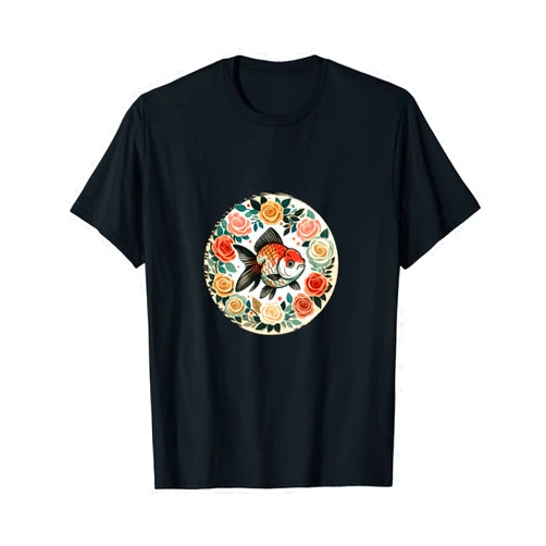 Goldfish Fancy Oranda Bubb Fancy Goldfish Art Oranda Goldfish T-Shirt